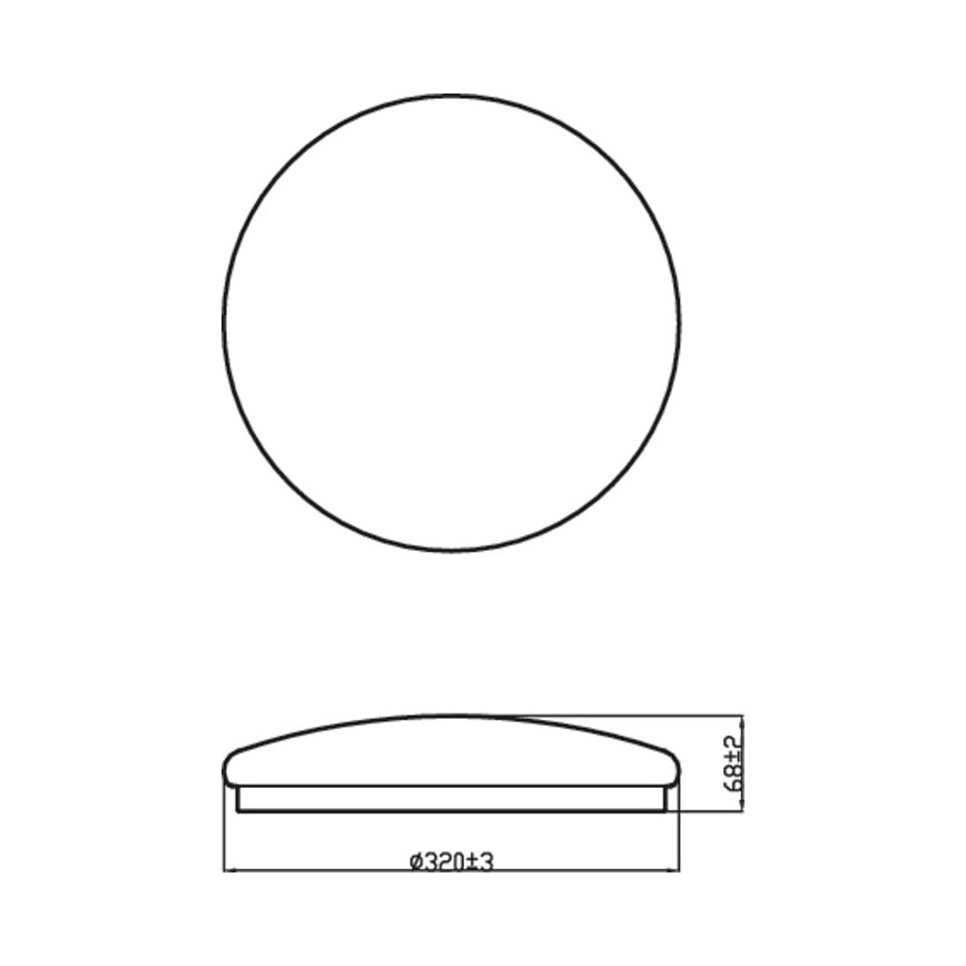 Philips - LED Stropna svetilka MOIRE LED/17W/230V