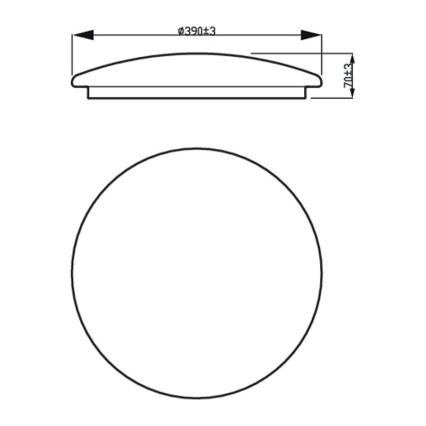 Philips - LED Stropna svetilka LED/20W/230V 2700K