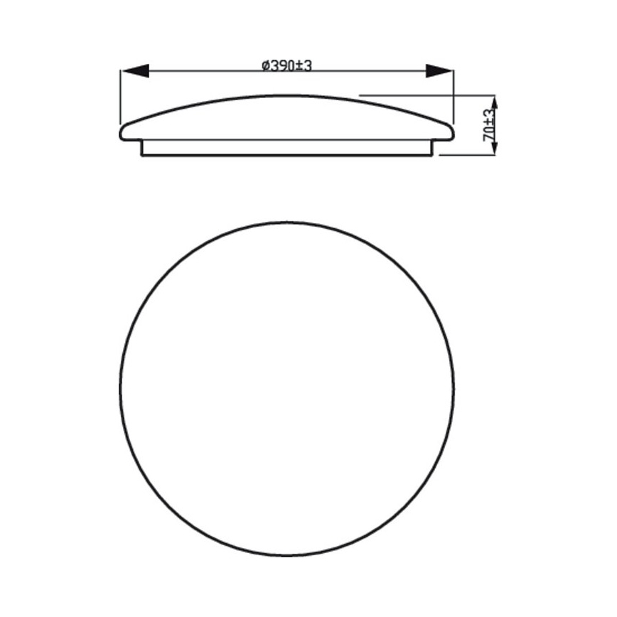 Philips - LED Stropna svetilka LED/20W/230V 2700K