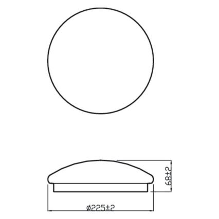 Philips - LED Stropna svetilka MOIRE LED/6W/230V