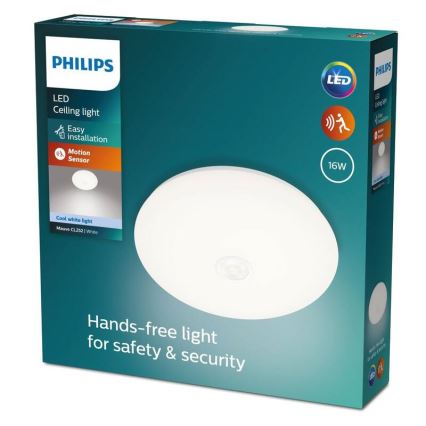 Philips - LED Stropna svetilka s senzorjem LED/16W/230V 4000K