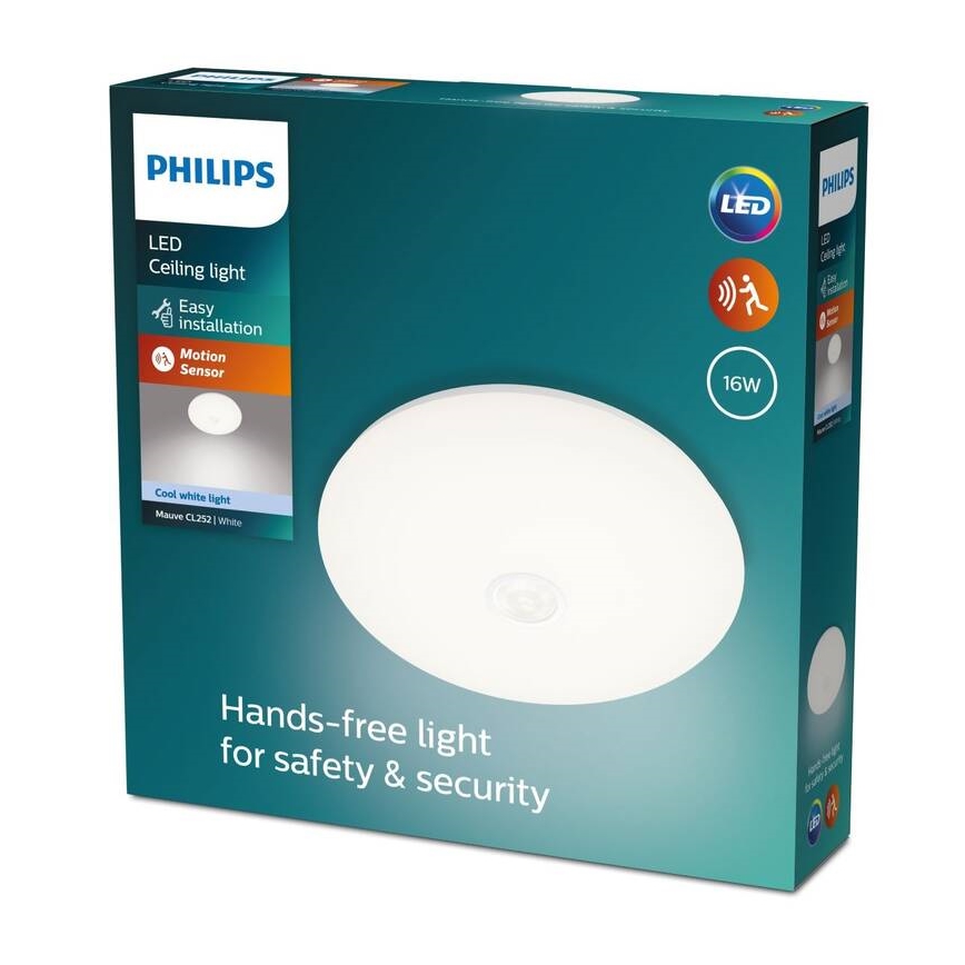 Philips - LED Stropna svetilka s senzorjem LED/16W/230V 4000K