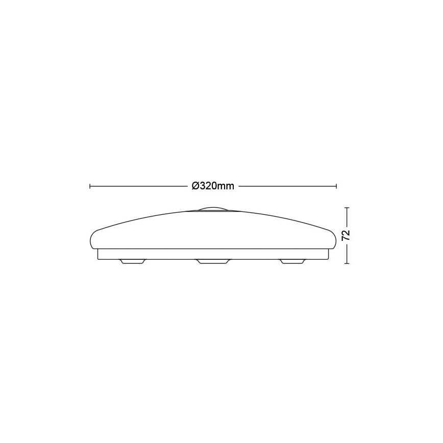 Philips - LED Stropna svetilka s senzorjem LED/16W/230V 4000K