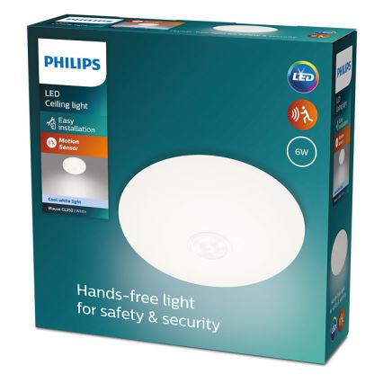 Philips - LED Stropna svetilka s senzorjem MAUVE LED/6W/230V 4000K