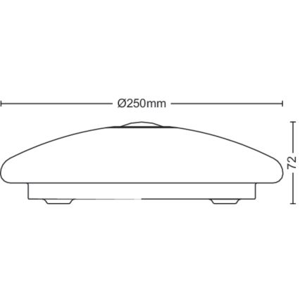 Philips - LED Stropna svetilka s senzorjem MAUVE LED/6W/230V 4000K