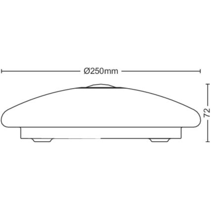 Philips - LED Stropna svetilka s senzorjem MAUVE LED/6W/230V