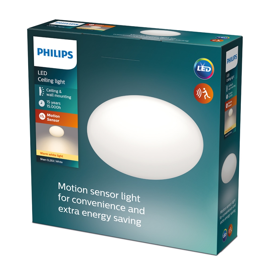 Philips - LED stropna svetilka s senzorjem LED/12W/230V 2700K