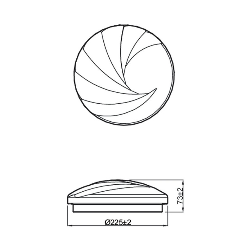 Philips - LED Stropna svetilka SHORE LED/6W/230V