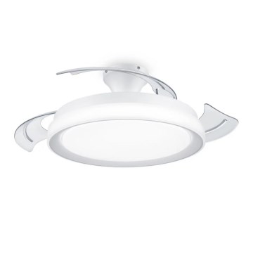 Philips - LED Stropna svetilka z ventilatorjem BLISS LED/35W/230V 5500/4000/2700K bela + Daljinski upravljalnik
