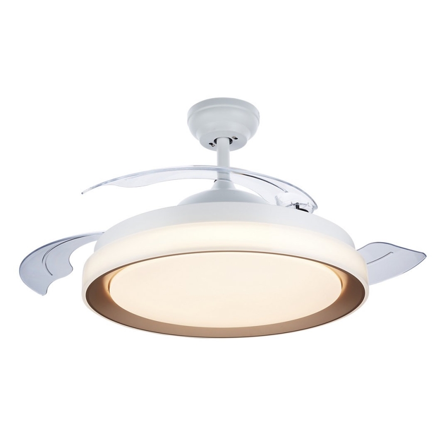 Philips-LED Stropna svetilka z ventilatorjem LED/35W/230V 5500/4000/2700K + Daljinski upravljalnik zlata