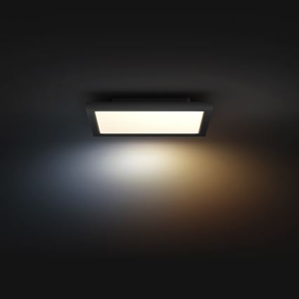 Philips - LED zatemnjivo stropno svetilo Hue AURELLE LED/19W/230V 2200-6500K 30x30 cm črna