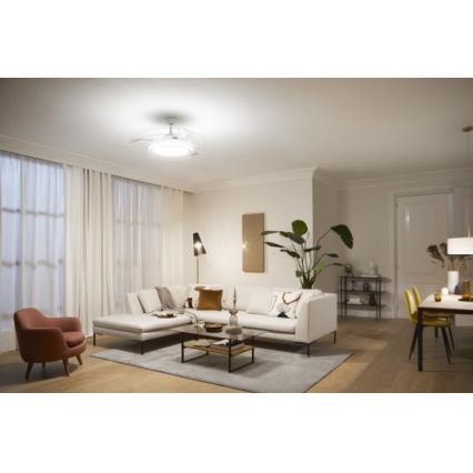 Philips - LED Stropni ventilator LED/35W/230V 5500/4000/2700K bela + Daljinski upravljalnik