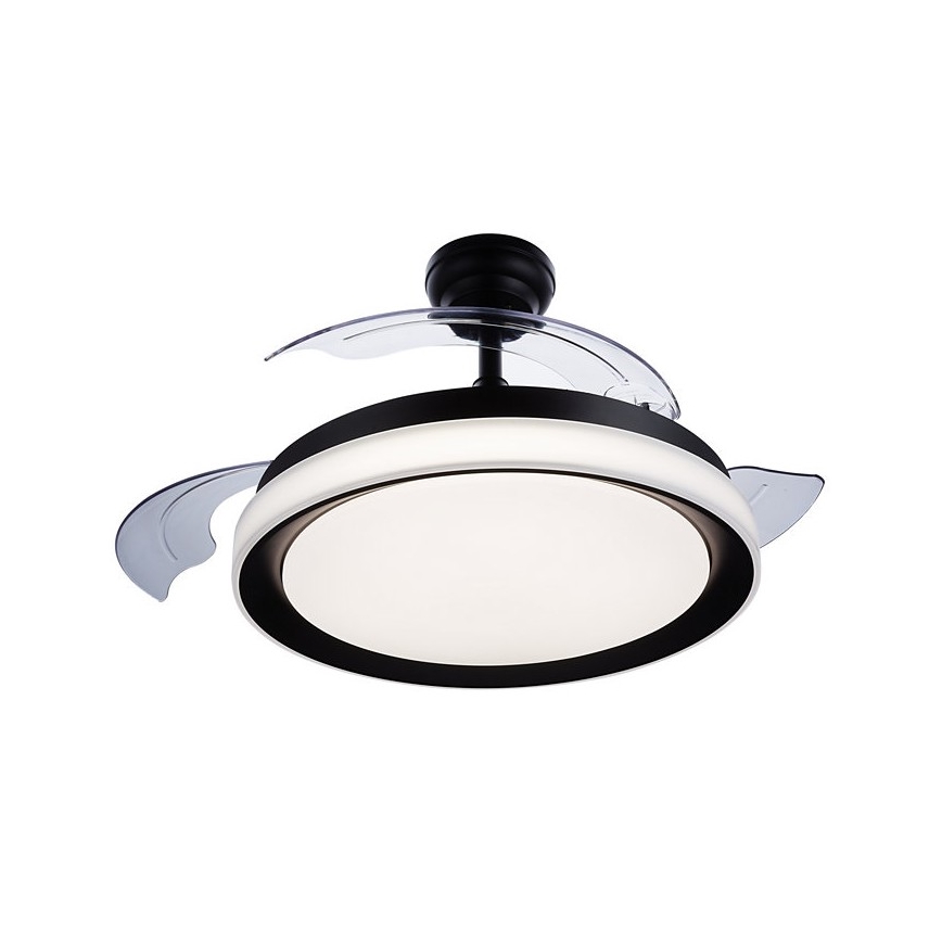 Philips - LED Stropni ventilator LED/35W/230V 5500/4000/2700K črna + Daljinski upravljalnik