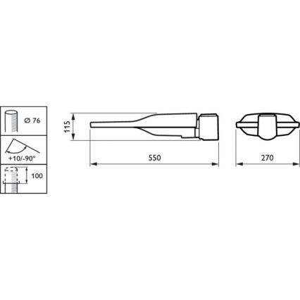 Philips BGS212 ECO59/740 II 48/60A - LED Ulična svetilka LUMISTREET LED/48W/230V IP66