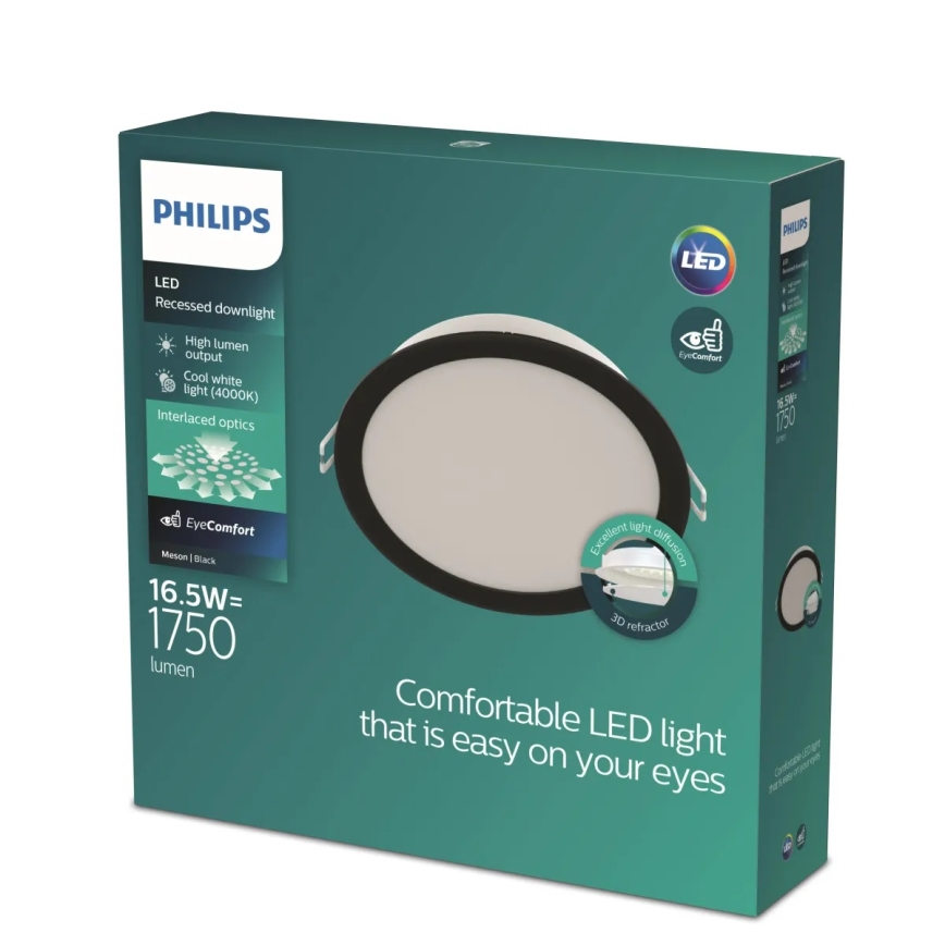 Philips - LED vgradna stropna svetilka MESON LED/16,5W/230V 4000K