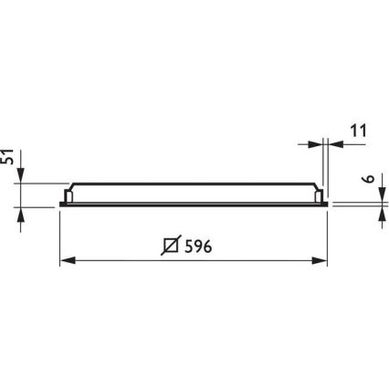 Philips TBS165 G 4xTL5-14W/840 HF C3 PIP - LED Vgradna svetilka 4xG5-TL5/14W/230V