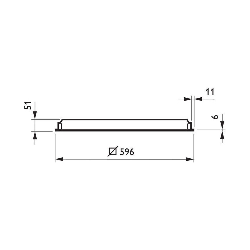 Philips TBS165 G 4xTL5-14W/840 HF C3 PIP - LED Vgradna svetilka 4xG5-TL5/14W/230V