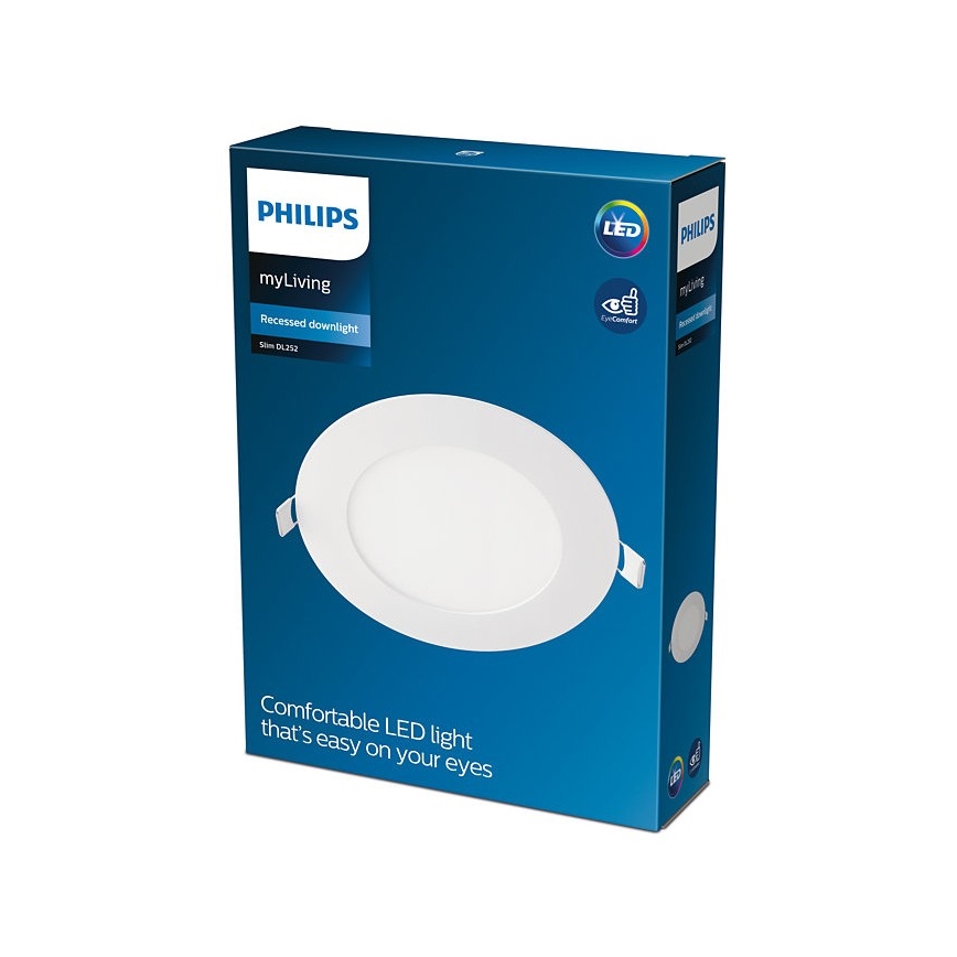Philips - LED Vgradna svetilka SLIM LED/9W/230V 3000K