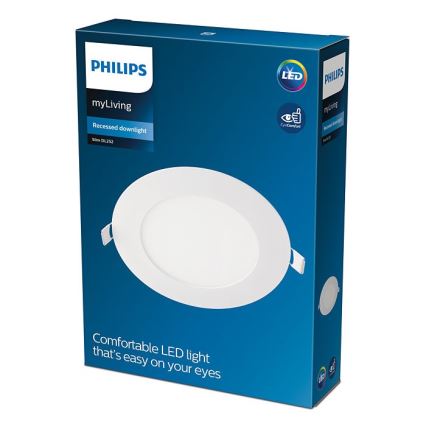 Philips - LED Vgradna svetilka SLIM LED/9W/230V 4000K