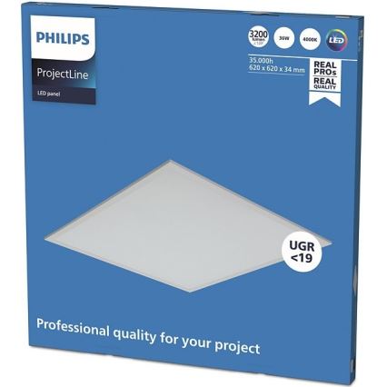 Philips - LED vgradni panel PROJECTLINE LED/36W/230V 62x62 cm