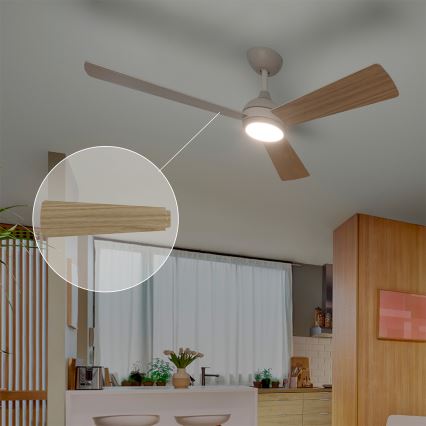Philips - LED stropni ventilator CIVX LED/24W/230V z zatemnitvijo + daljinski upravljalnik