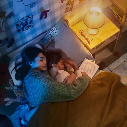 Philips - LED zatemljiv stropni ventilator OLAS LED/24W/230V premer 106 cm bela/rjava + daljinski upravljalnik