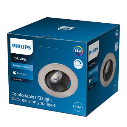 Philips - LED Zatemnitvena kopalniška svetilka ABROSA 1xLED/9W/230V IP44