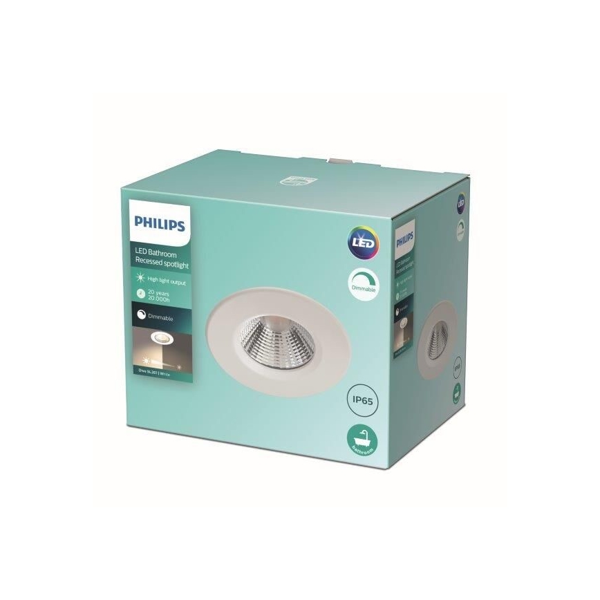 Philips - LED Zatemnitvena kopalniška svetilka LED/5,5W/230V 2700K IP65