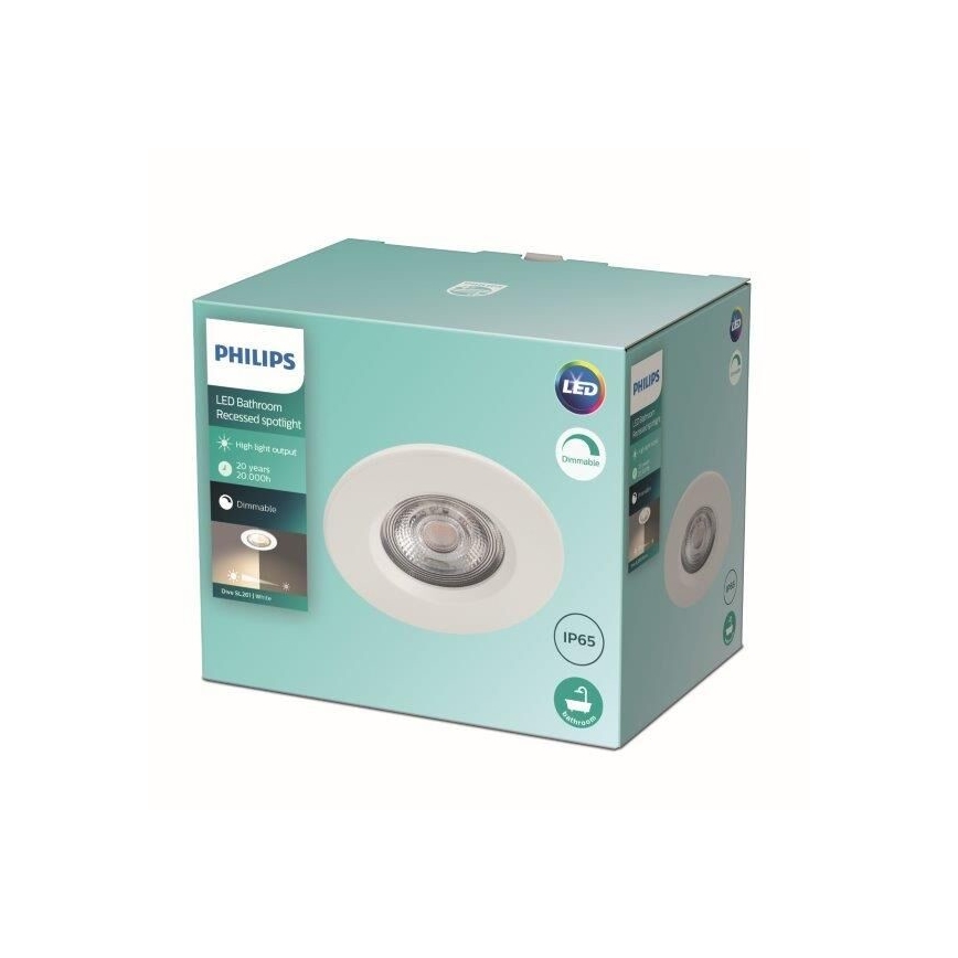Philips - LED Zatemnitvena kopalniška svetilka LED/5W/230V 2700K IP65