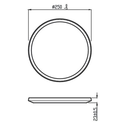 Philips - LED Zatemnitvena kopalniška stropna svetilka SCENE SWITCH LED/15W/230V IP44 2700K