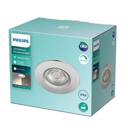 Philips - LED Zatemnitvena kopalniška vgradna svetilka DIVE 1xLED/5W/230V IP65