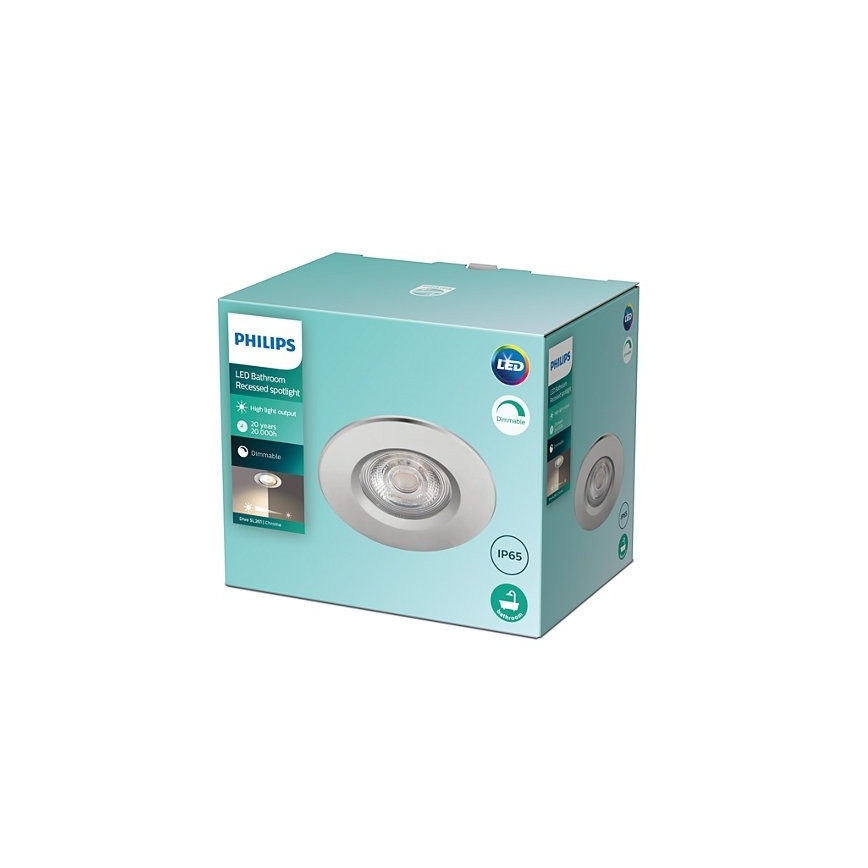 Philips - LED Zatemnitvena kopalniška vgradna svetilka DIVE 1xLED/5W/230V IP65