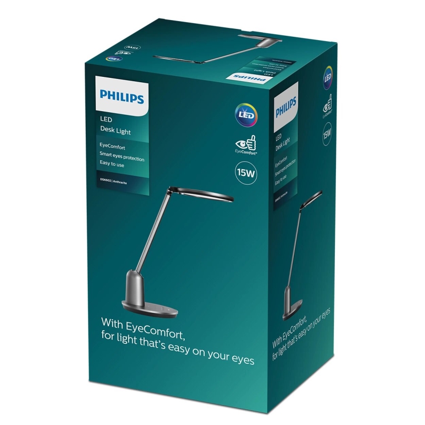Philips - LED Zatemnitvena namizna svetilka na dotik EINSTEIN SCENE SWITCH LED/15W/230V 2800/4000/5100K CRI94