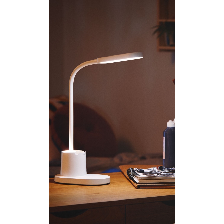 Philips - LED Zatemnitvena namizna svetilka na dotik BUCKET LED/7W/5V 1800 mAh 3000/4000/5700K CRI 90