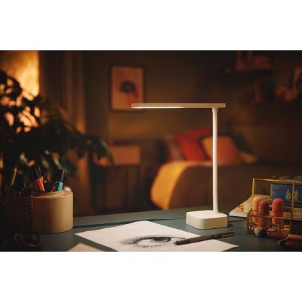 Philips - LED Zatemnitvena namizna svetilka na dotik TILPA LED/5W/5V 1800 mAh