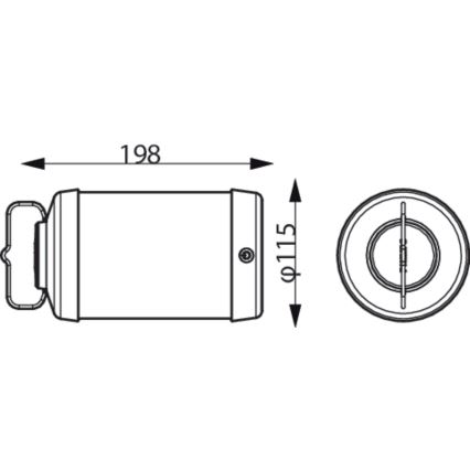 Philips - LED Zatemnitvena prenosni svetilka CICERO LED/6W/5V 4000 mAh IP54