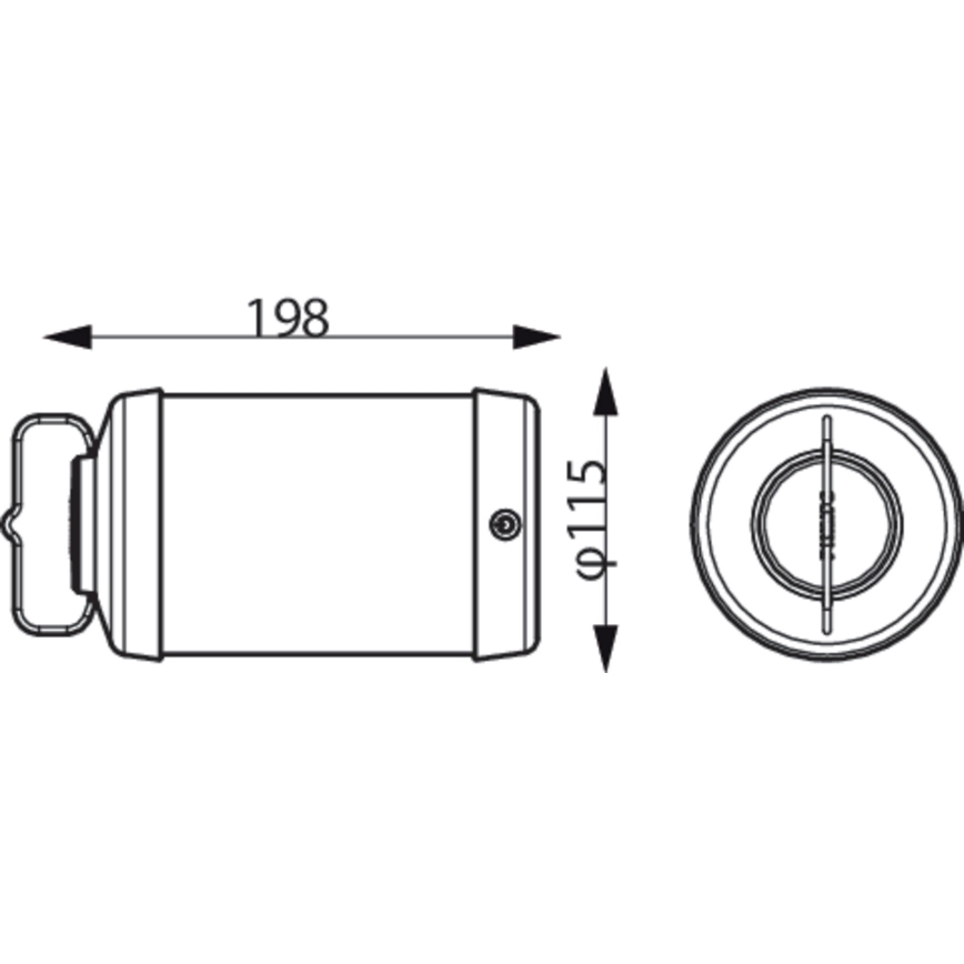 Philips - LED Zatemnitvena prenosni svetilka CICERO LED/6W/5V 4000 mAh IP54