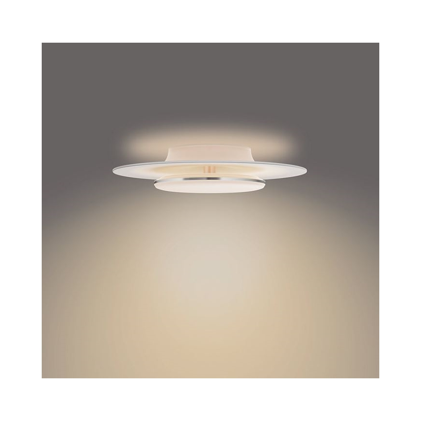 Philips- LED Zatemnitvena stropna svetilka SCENE SWITCH LED/30W/230V 2700K srebrna