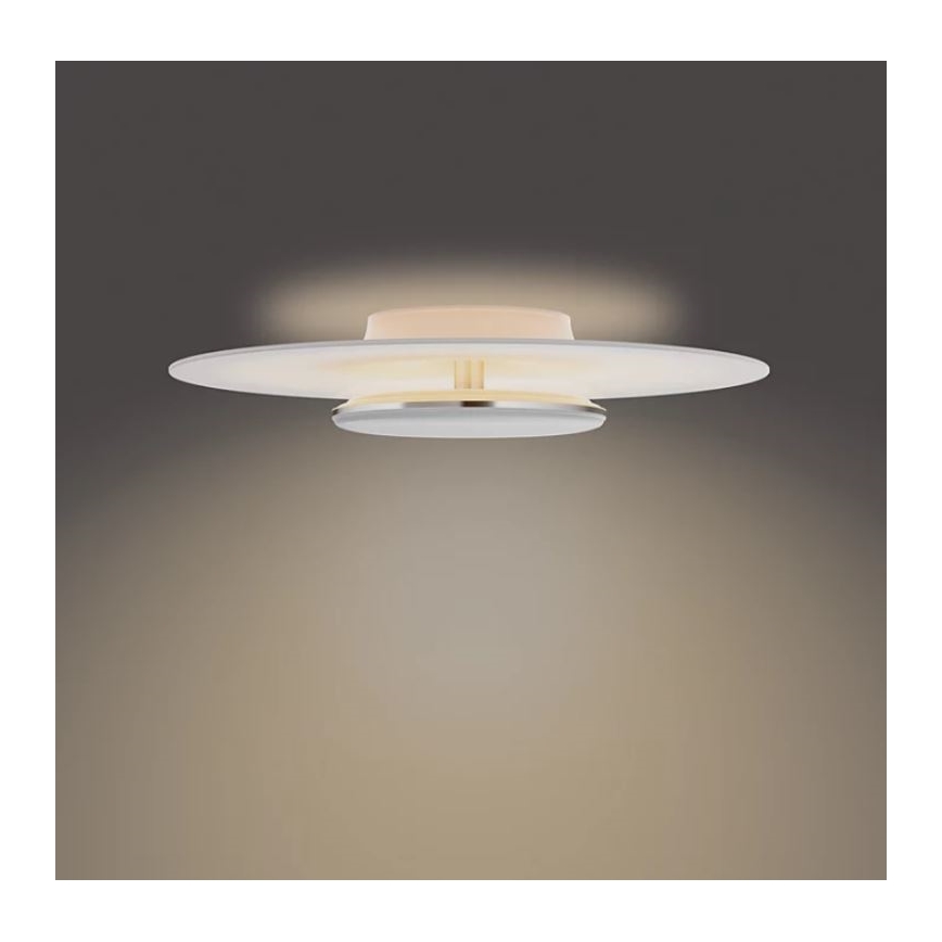 Philips- LED Zatemnitvena stropna svetilka SCENE SWITCH LED/40W/230V 2700K srebrna