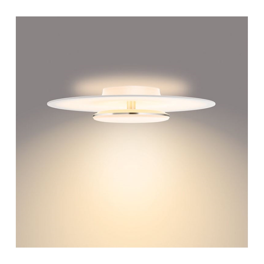 Philips- LED Zatemnitvena stropna svetilka SCENE SWITCH LED/40W/230V 2700K srebrna
