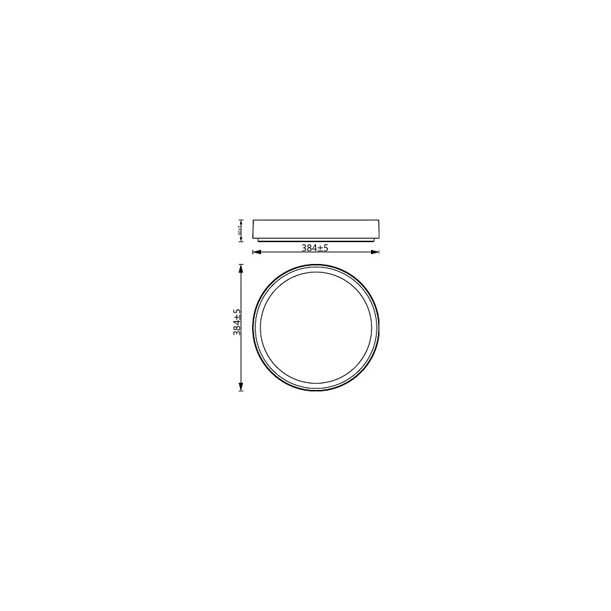 Philips - LED Zatemnitvena stropna svetilka HANNO LED/24W/230V 2700K bela