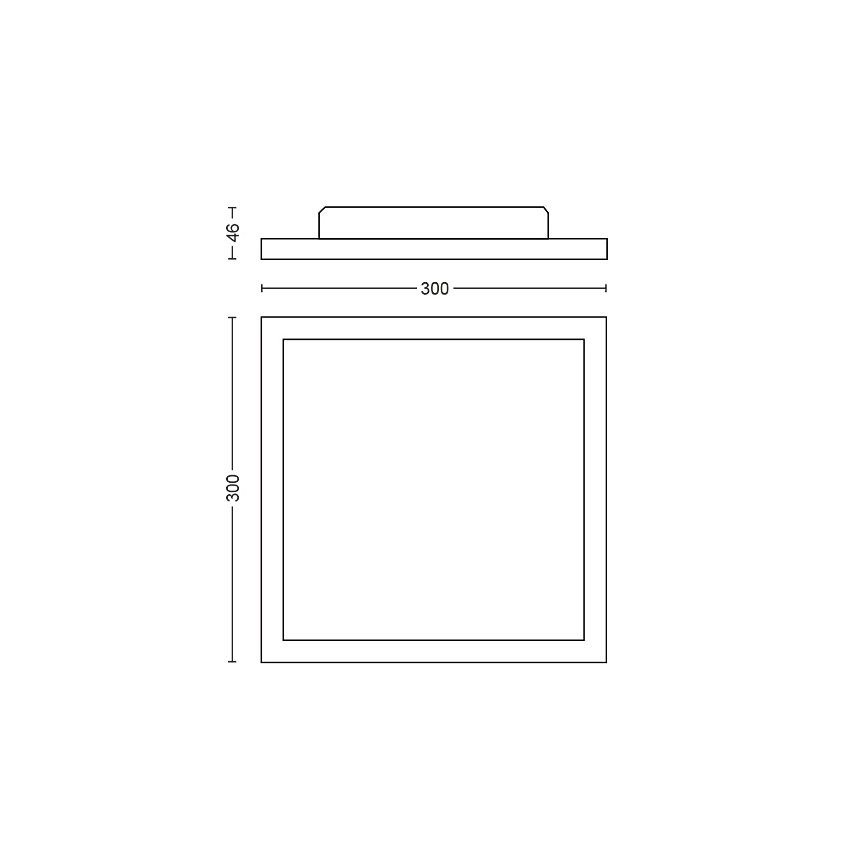 Philips - LED Zatemnitvena stropna svetilka Hue LED/19W/230V 2200-6500K + Daljinski upravljalnik