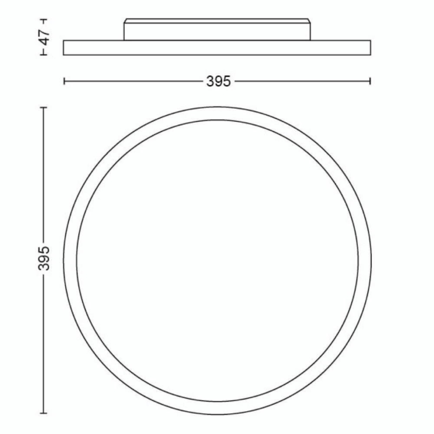 Philips - LED Zatemnitvena stropna svetilka Hue LED/19W/230V 2200-6500K + Daljinski upravljalnik