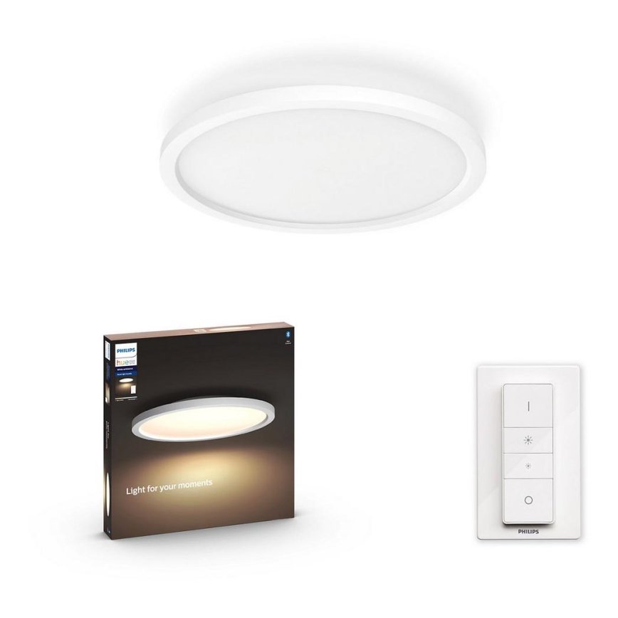 Philips - LED Zatemnitvena stropna svetilka Hue AURELLE LED/24,5W/230V + Daljinski upravljalnik