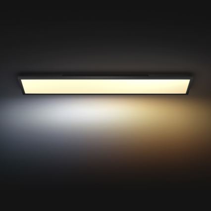Philips - LED Zatemnitvena stropna svetilka Hue AURELLE LED/39W/230V 2200-6500K 120x30 cm črna