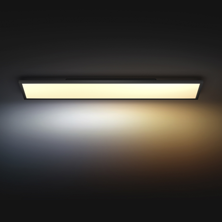 Philips - LED Zatemnitvena stropna svetilka Hue AURELLE LED/39W/230V 2200-6500K 120x30 cm črna