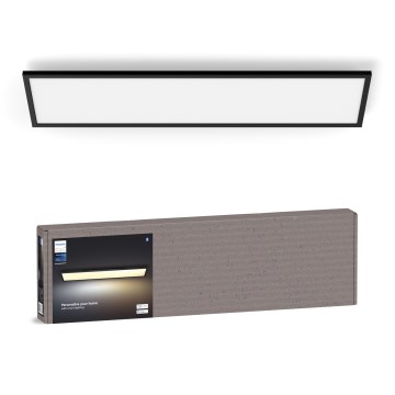 Philips - LED Zatemnitvena stropna svetilka Hue AURELLE LED/39W/230V 2200-6500K 120x30 cm črna