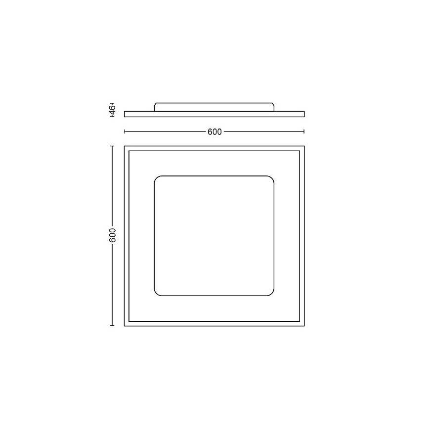 Philips - LED Zatemnitvena stropna svetilka Hue LED/39W/230V 2200-6500K + Daljinski upravljalnik