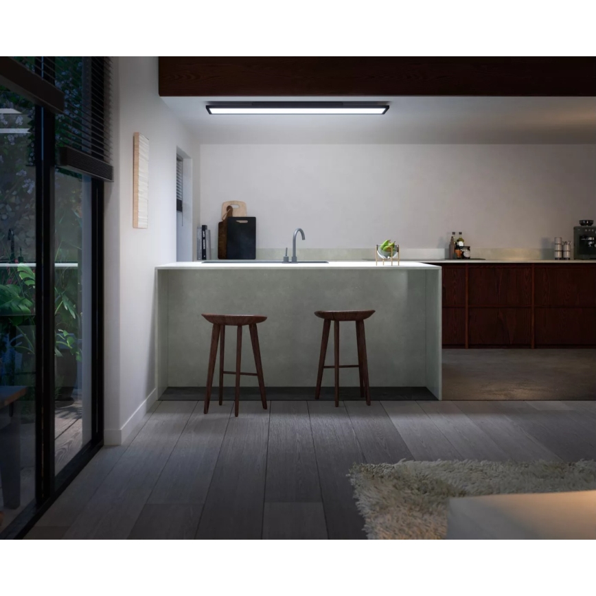 Philips - LED Zatemnitvena stropna svetilka Hue AURELLE LED/39W/230V + Daljinski upravljalnik