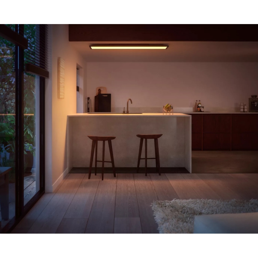 Philips - LED Zatemnitvena stropna svetilka Hue AURELLE LED/39W/230V + Daljinski upravljalnik
